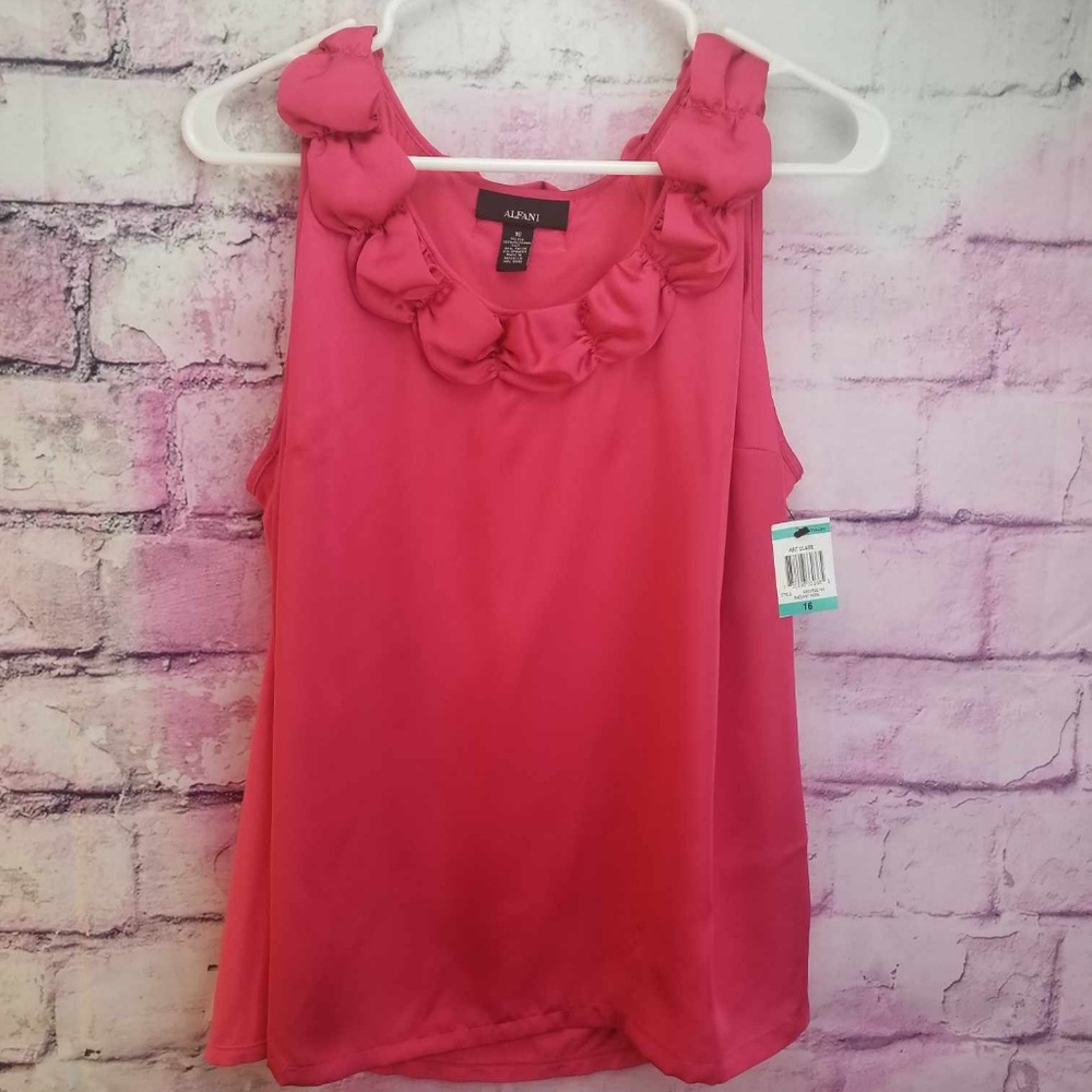 NWT Rose Alfani Sleeveless Blouse SZ 16